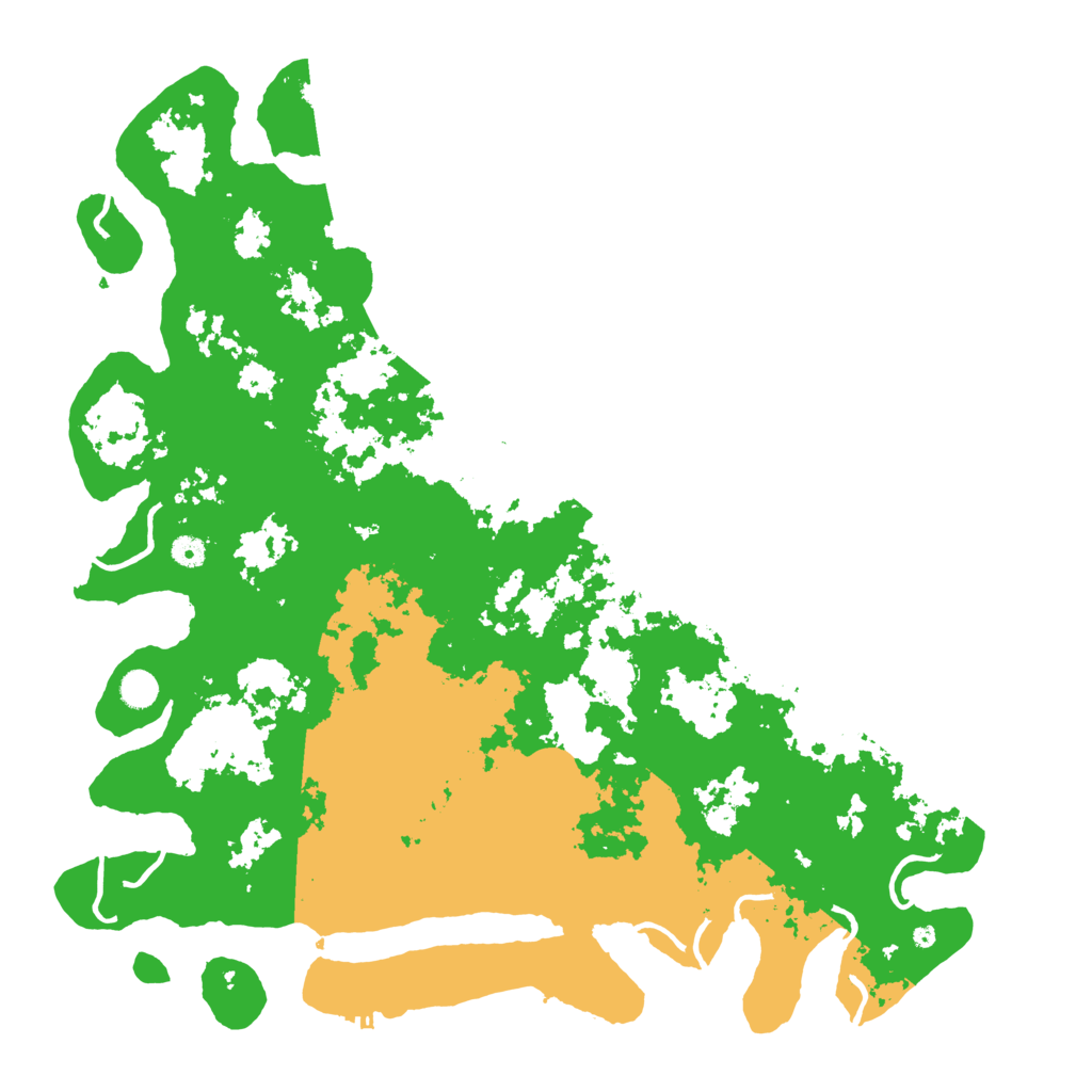 Biome Rust Map: Procedural Map, Size: 5000, Seed: 658952