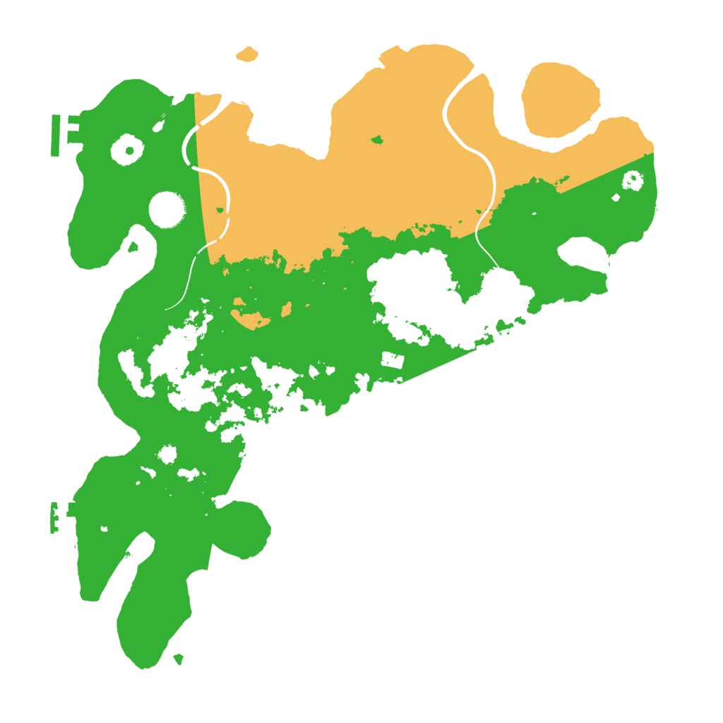 Biome Rust Map: Procedural Map, Size: 3500, Seed: 1350393618