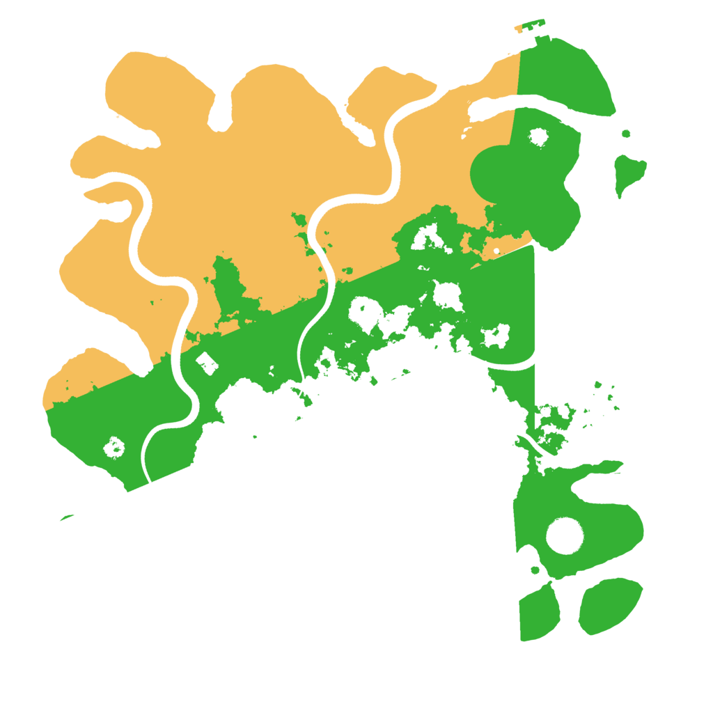 Biome Rust Map: Procedural Map, Size: 3500, Seed: 224989180