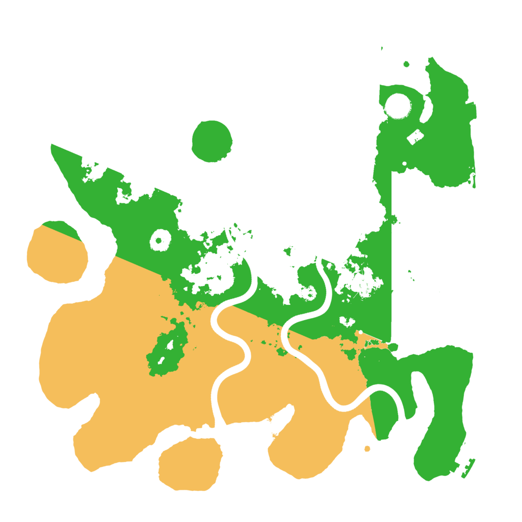 Biome Rust Map: Procedural Map, Size: 3600, Seed: 45783020