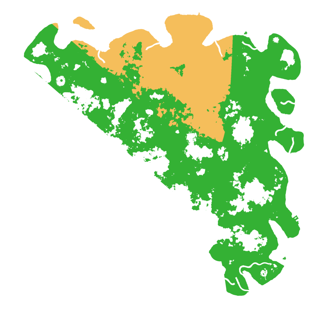 Biome Rust Map: Procedural Map, Size: 5000, Seed: 999995