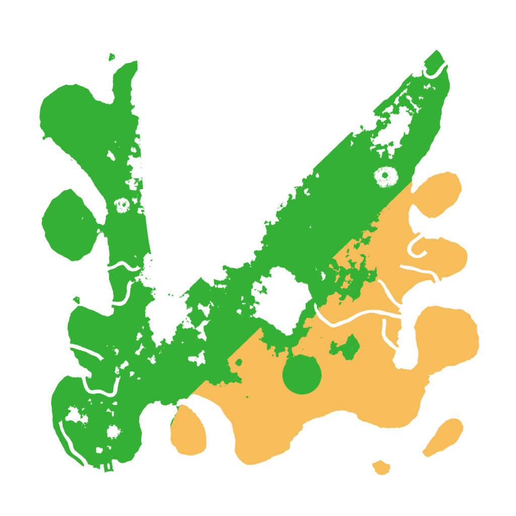 Biome Rust Map: Procedural Map, Size: 3500, Seed: 11850160