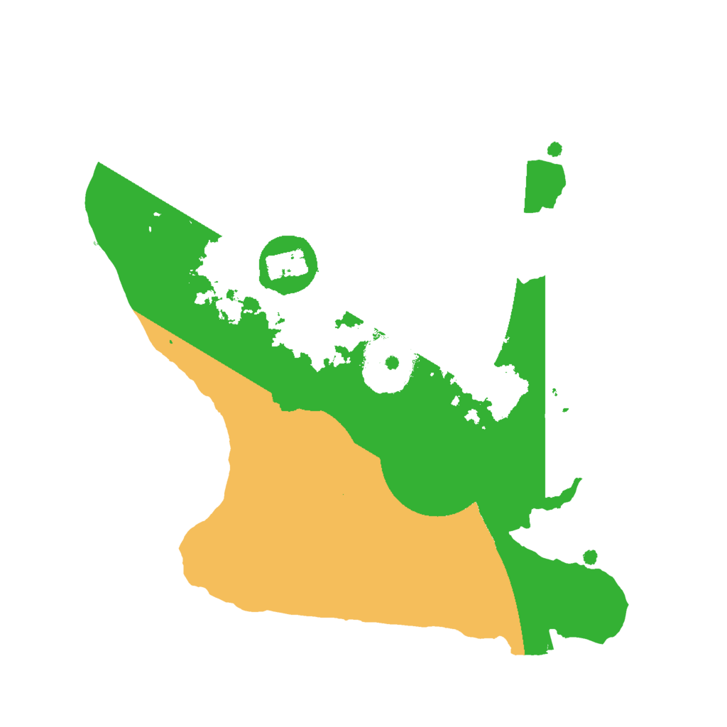 Biome Rust Map: Procedural Map, Size: 2000, Seed: 20221227