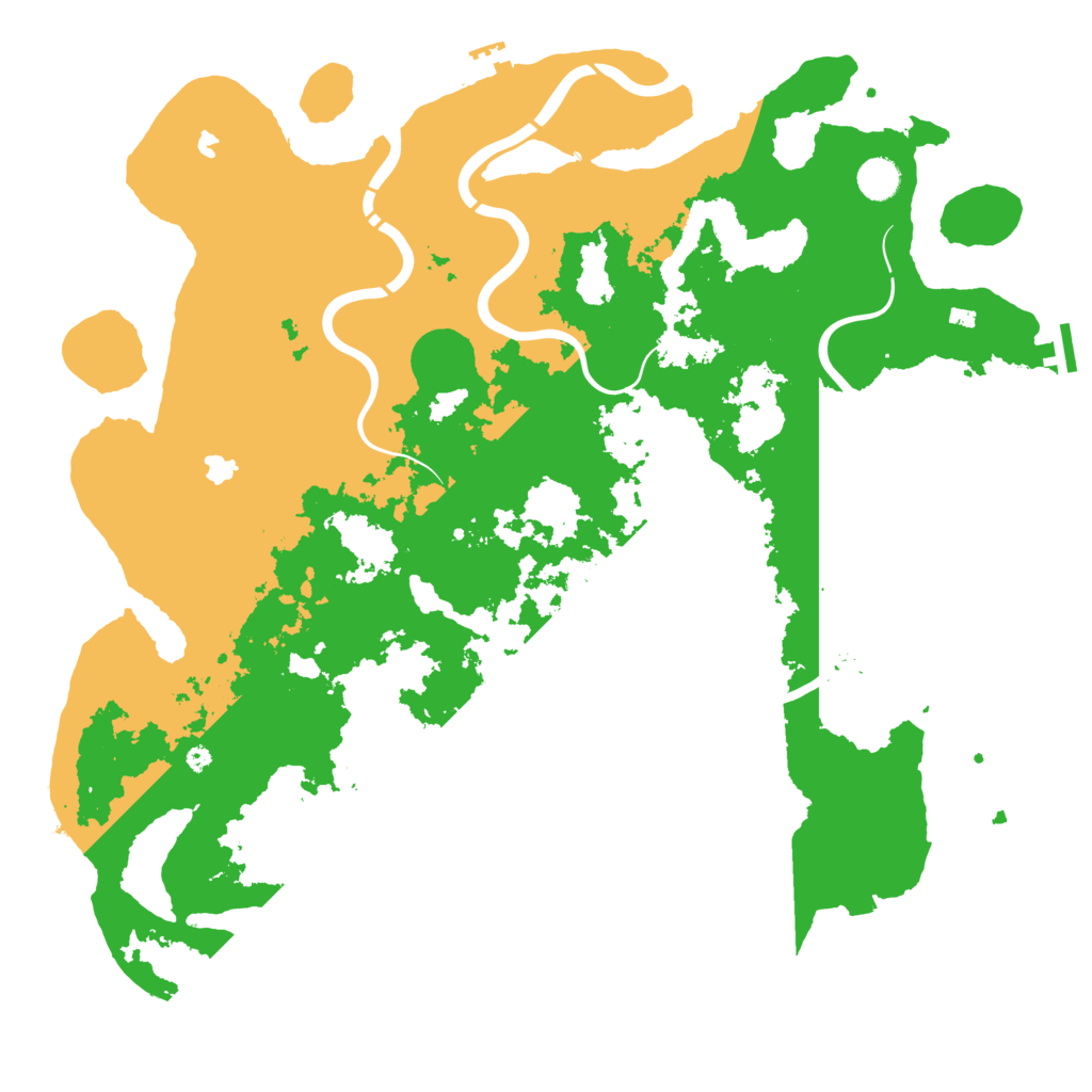 Biome Rust Map: Procedural Map, Size: 4500, Seed: 1036828944