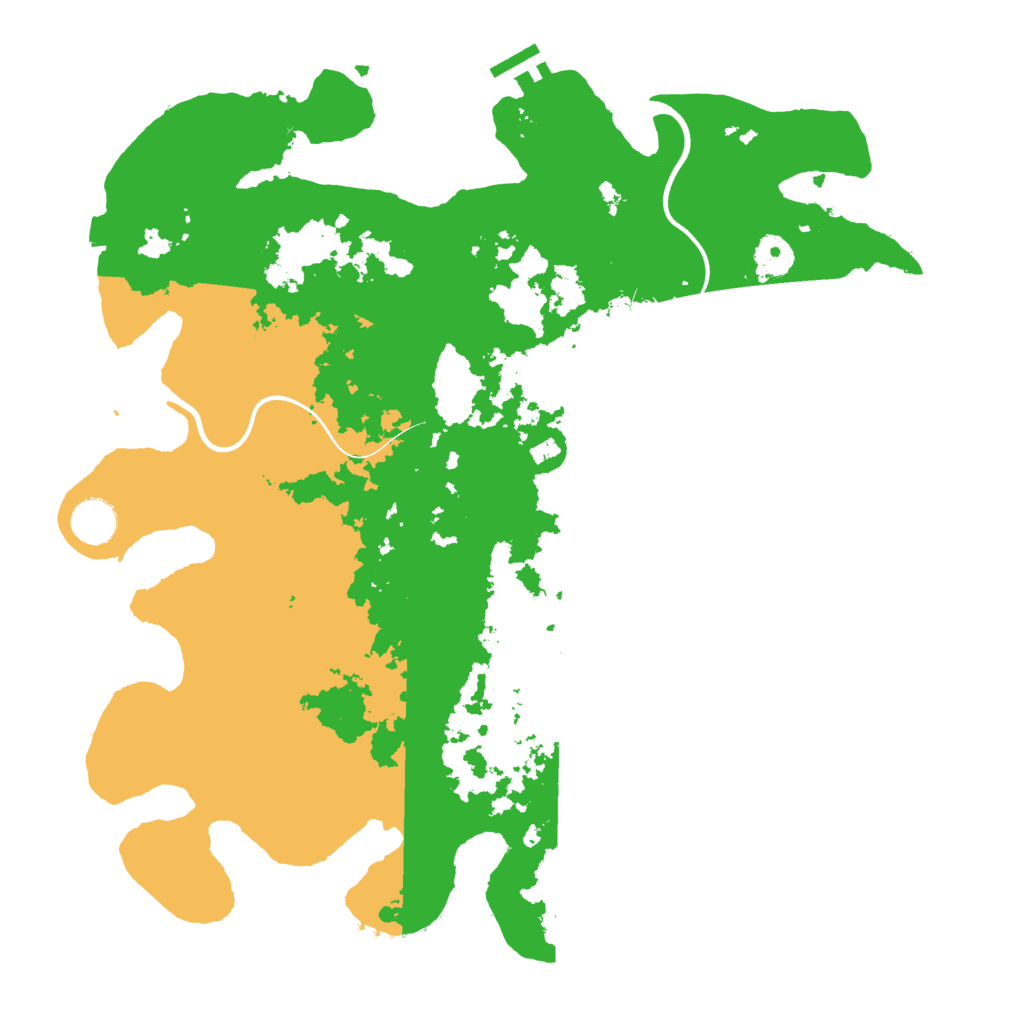 Biome Rust Map: Procedural Map, Size: 3950, Seed: 1461053508