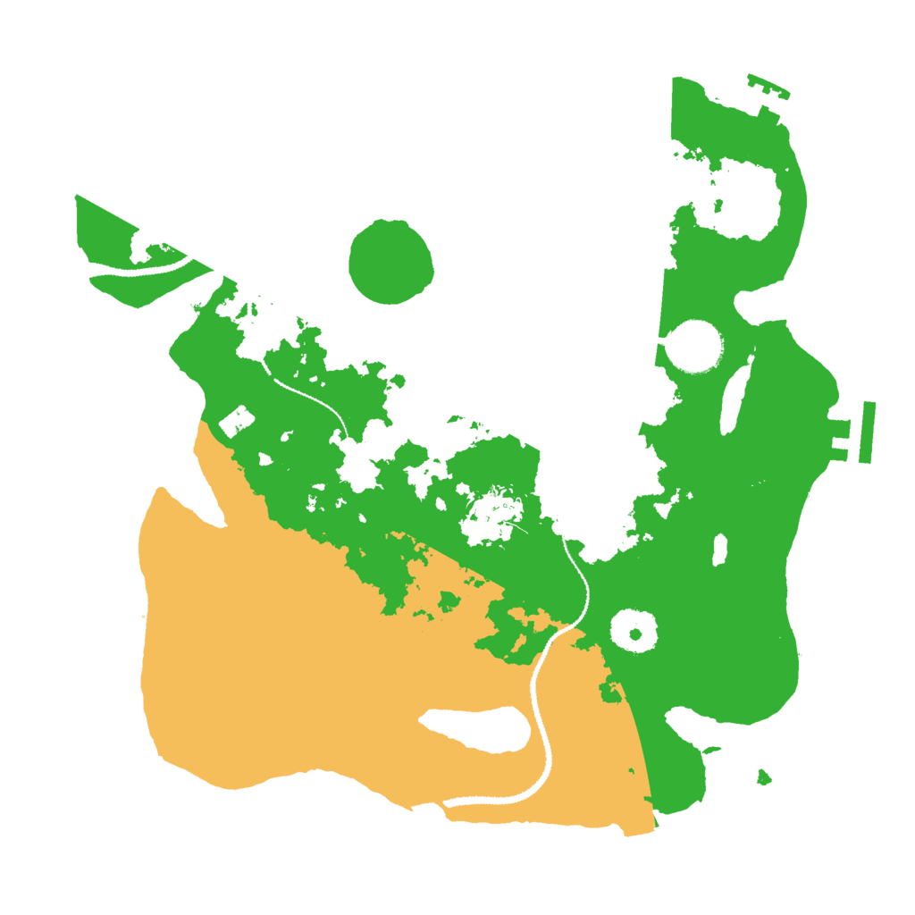 Biome Rust Map: Procedural Map, Size: 3000, Seed: 74891