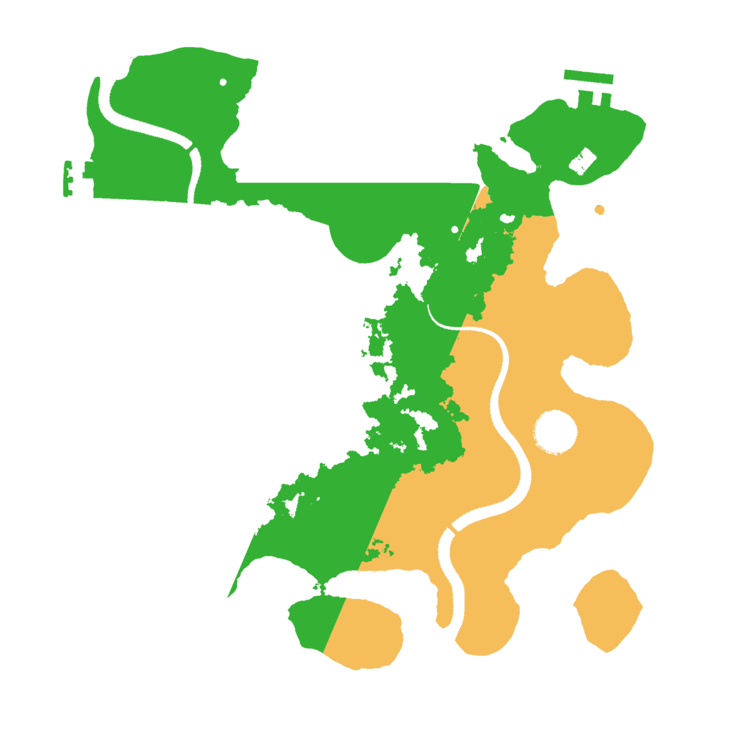 Biome Rust Map: Procedural Map, Size: 3000, Seed: 1528580228