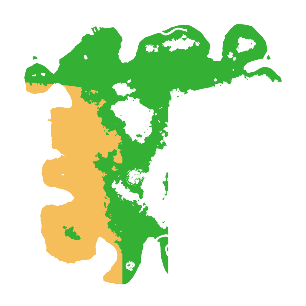 Biome Rust Map: Procedural Map, Size: 3500, Seed: 4851105