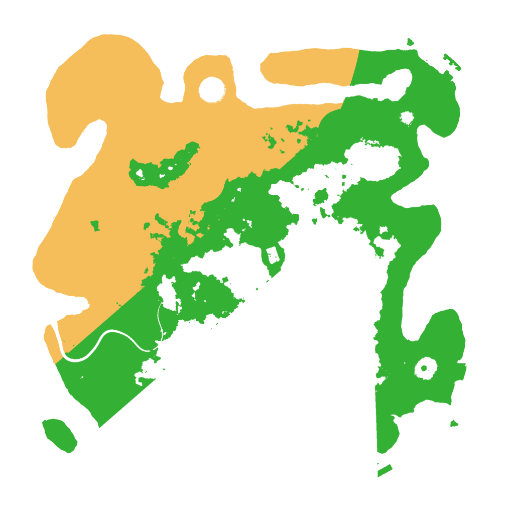 Biome Rust Map: Procedural Map, Size: 3500, Seed: 45767208