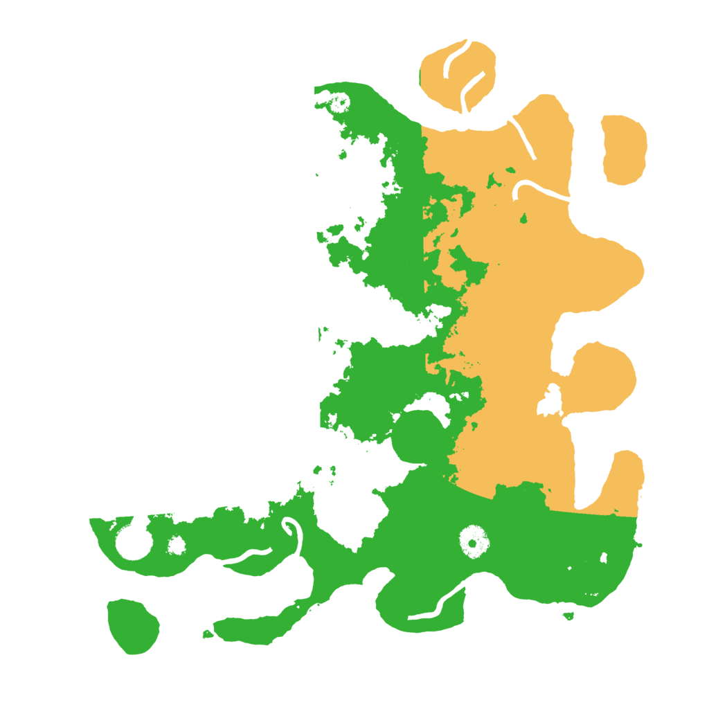 Biome Rust Map: Procedural Map, Size: 3500, Seed: 87931889