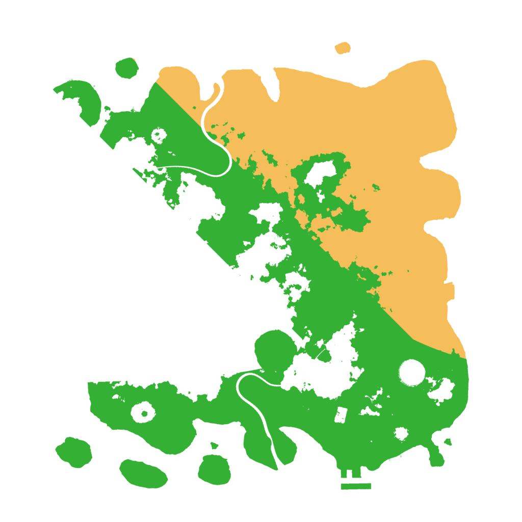 Biome Rust Map: Procedural Map, Size: 3500, Seed: 31705835