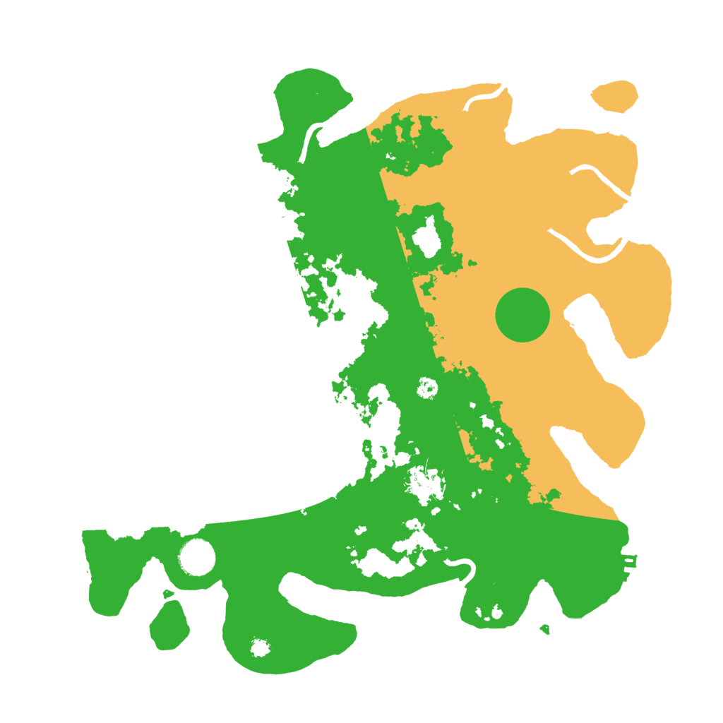 Biome Rust Map: Procedural Map, Size: 3500, Seed: 44454403
