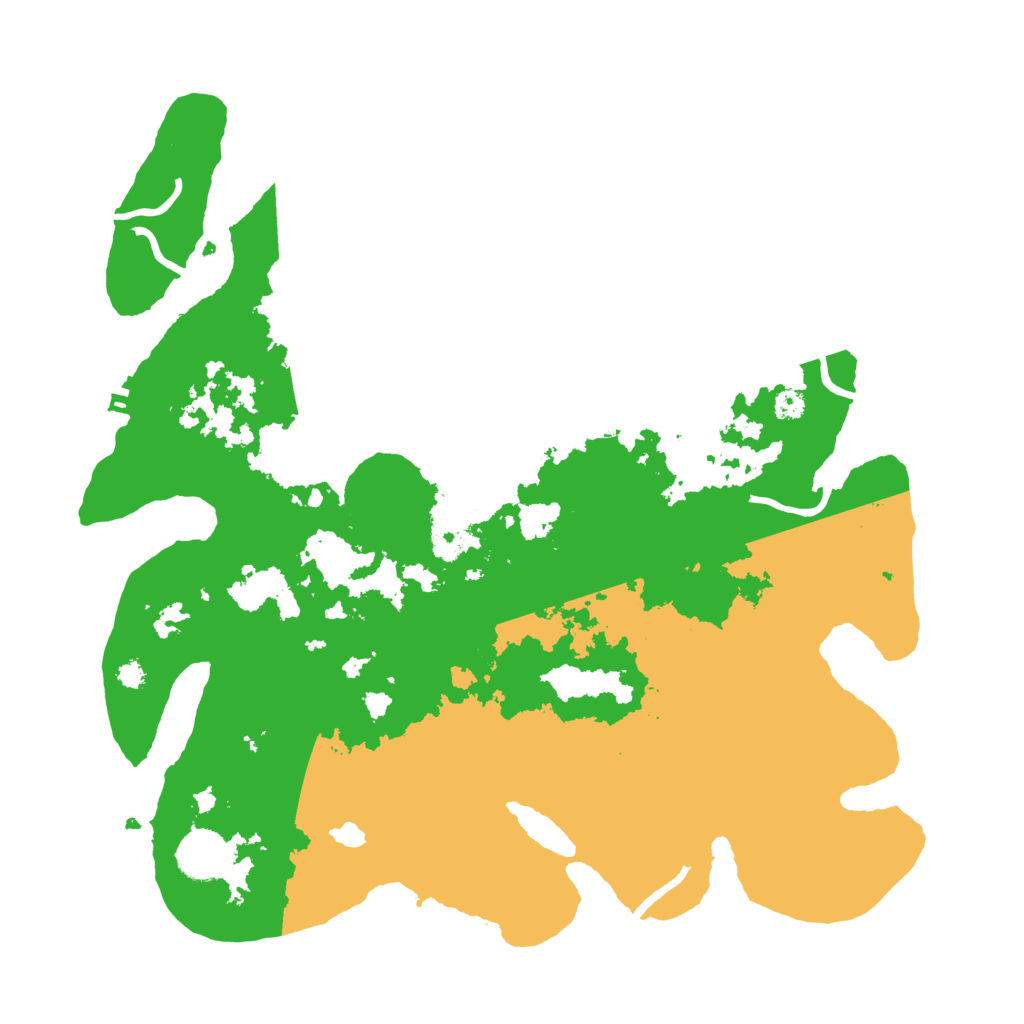 Biome Rust Map: Procedural Map, Size: 3500, Seed: 9108697