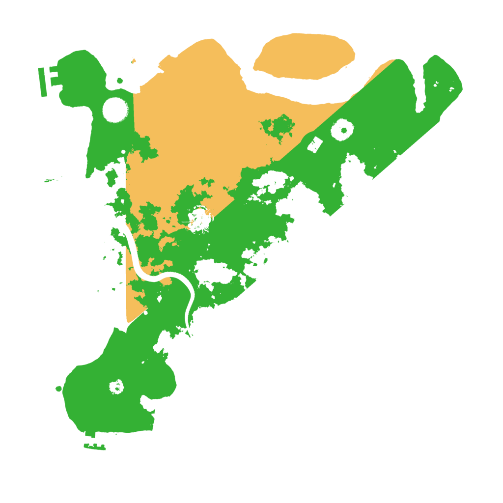 Biome Rust Map: Procedural Map, Size: 3500, Seed: 89186561