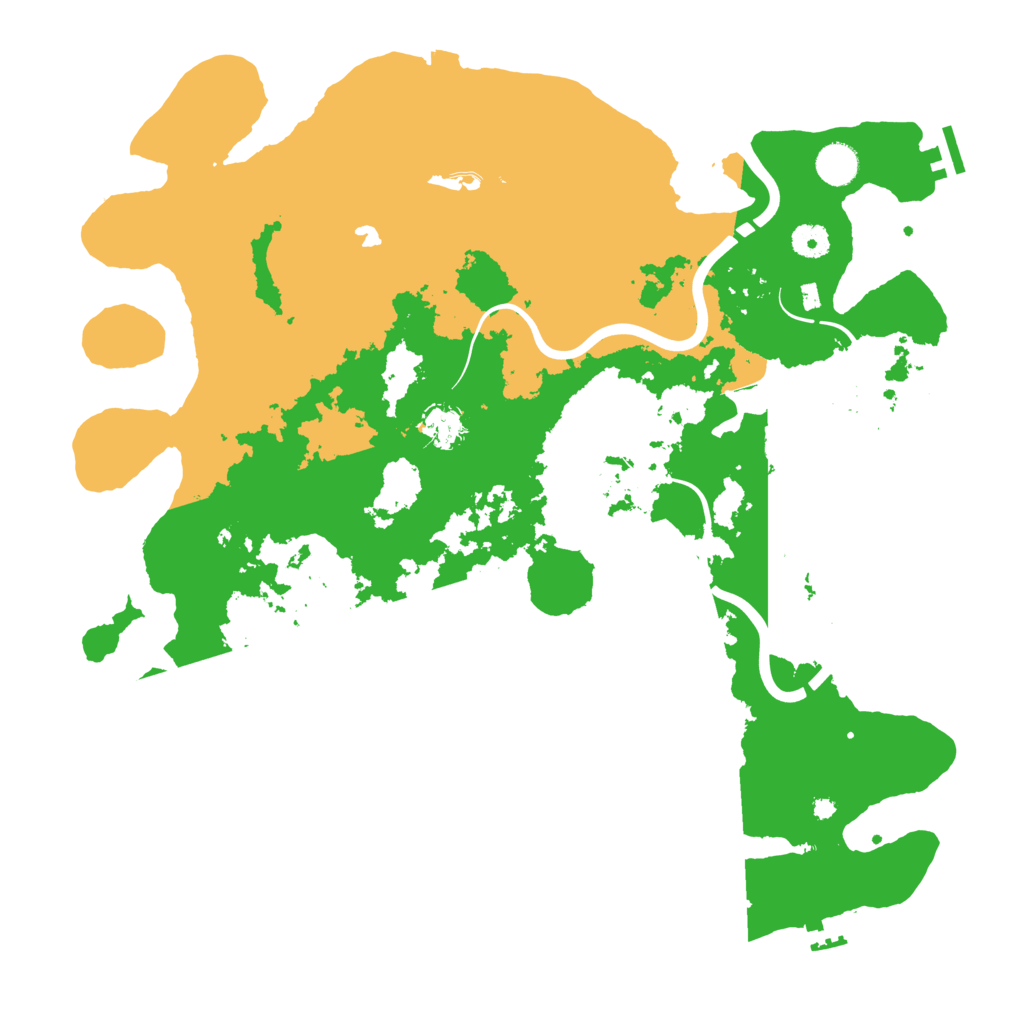 Biome Rust Map: Procedural Map, Size: 4250, Seed: 764825151