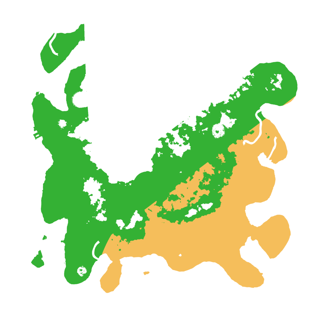 Biome Rust Map: Procedural Map, Size: 3500, Seed: 19657740