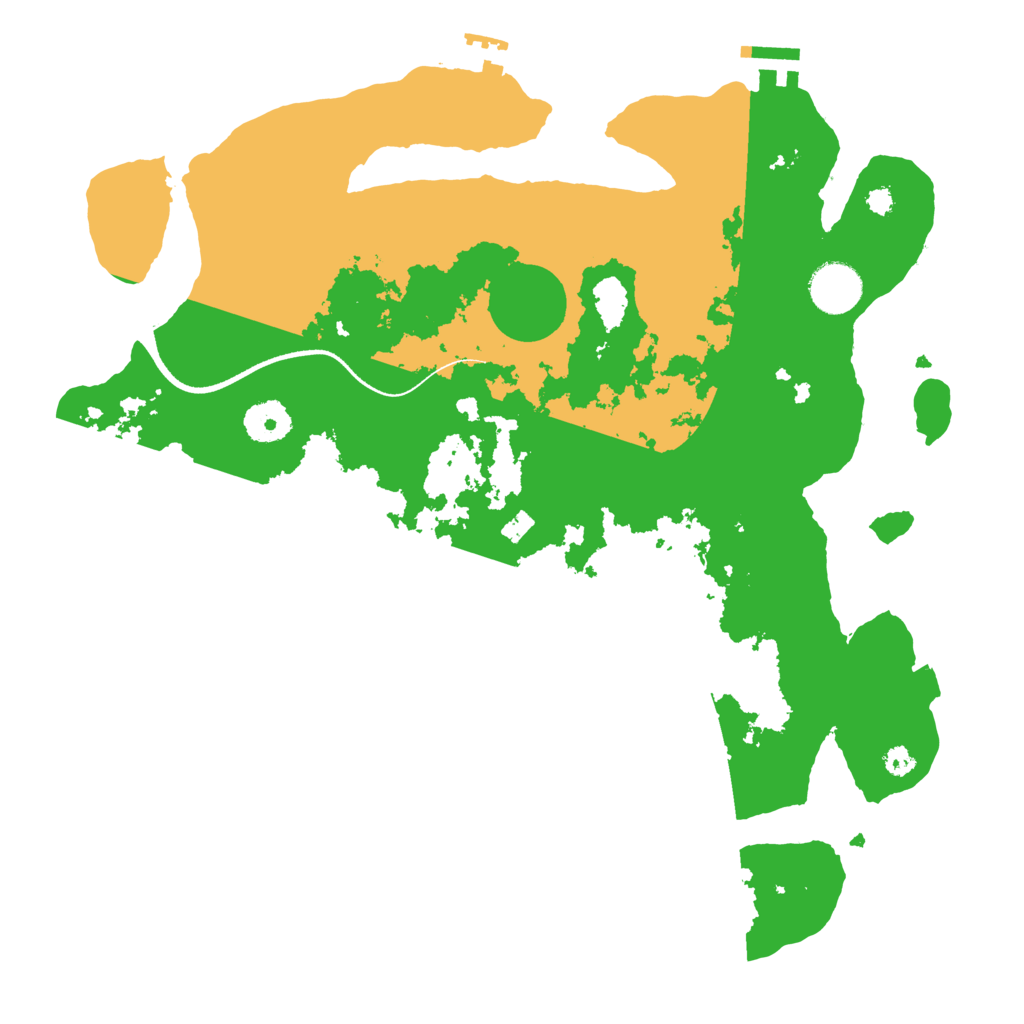 Biome Rust Map: Procedural Map, Size: 3500, Seed: 58333868