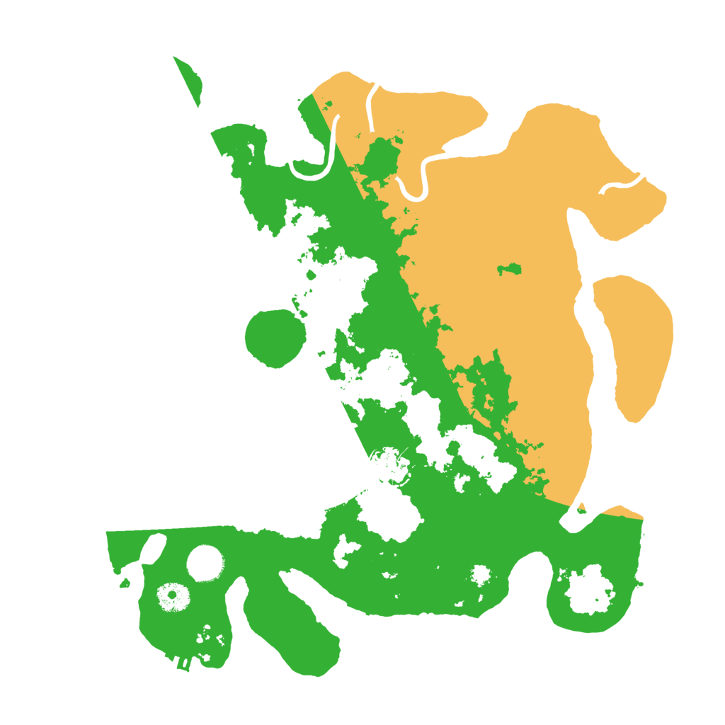 Biome Rust Map: Procedural Map, Size: 3500, Seed: 21294798