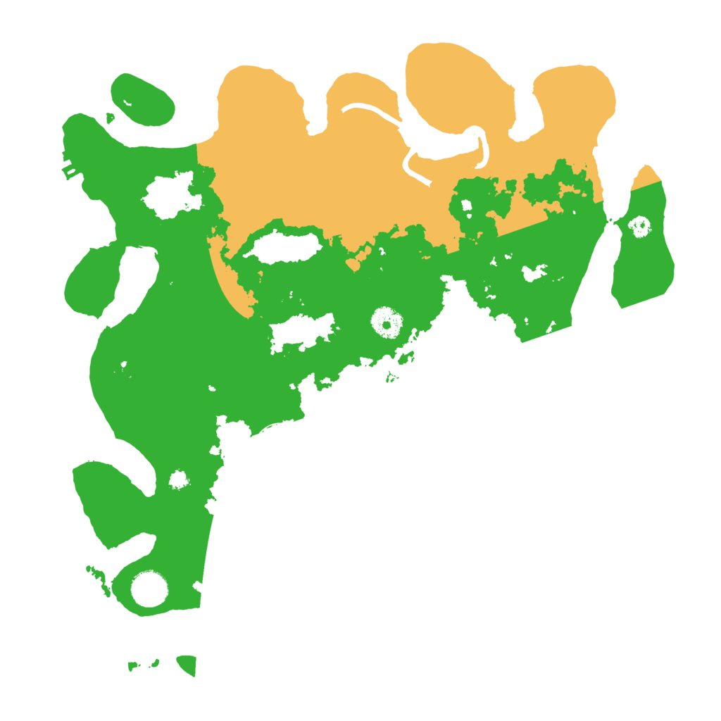 Biome Rust Map: Procedural Map, Size: 3500, Seed: 43927980