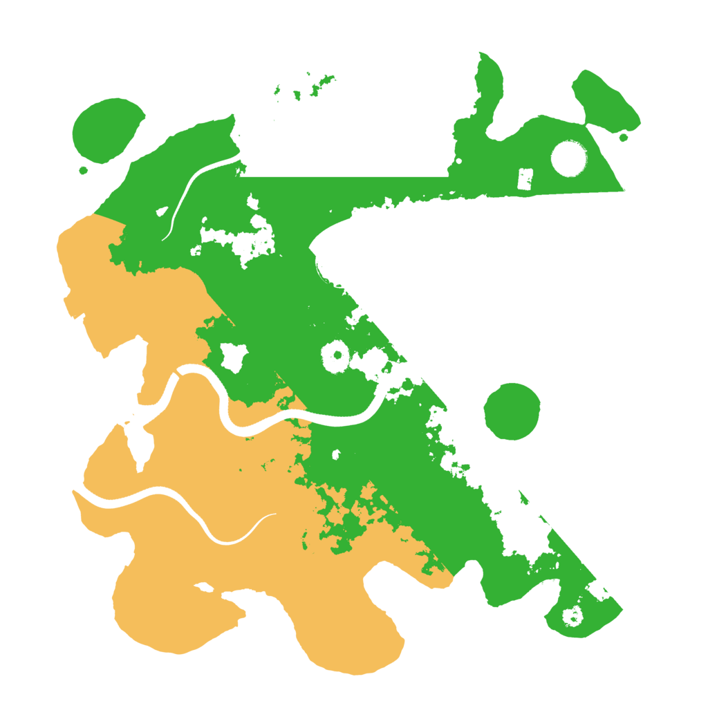 Biome Rust Map: Procedural Map, Size: 3500, Seed: 11892535