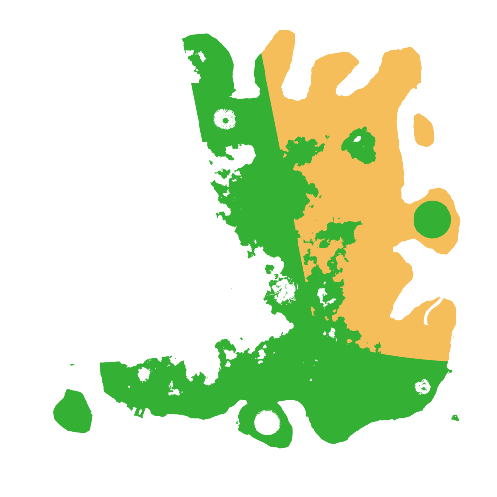 Biome Rust Map: Procedural Map, Size: 3500, Seed: 34515681