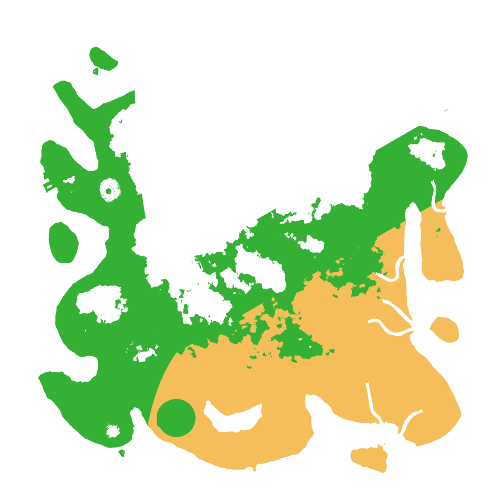 Biome Rust Map: Procedural Map, Size: 3500, Seed: 1977332458