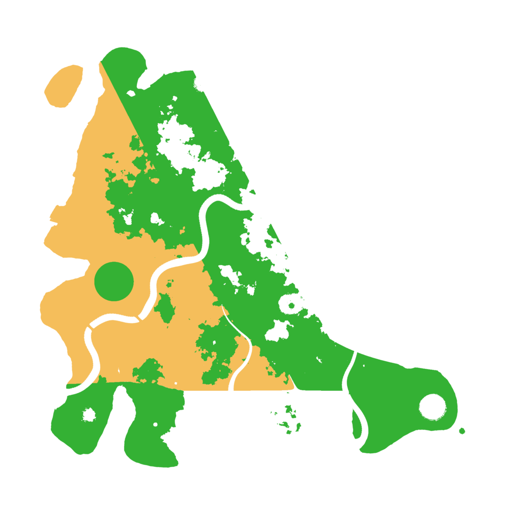 Biome Rust Map: Procedural Map, Size: 3500, Seed: 56695965
