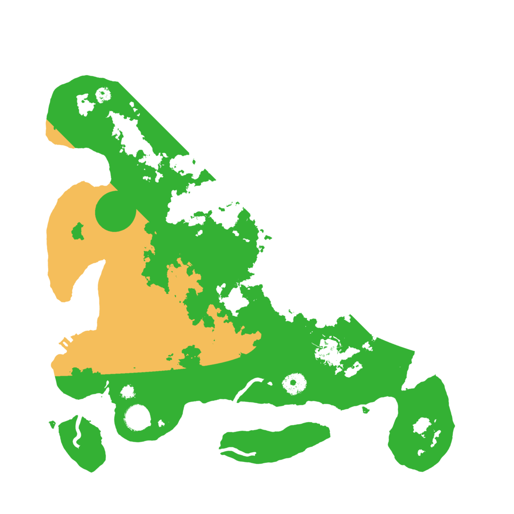 Biome Rust Map: Procedural Map, Size: 3500, Seed: 87209778