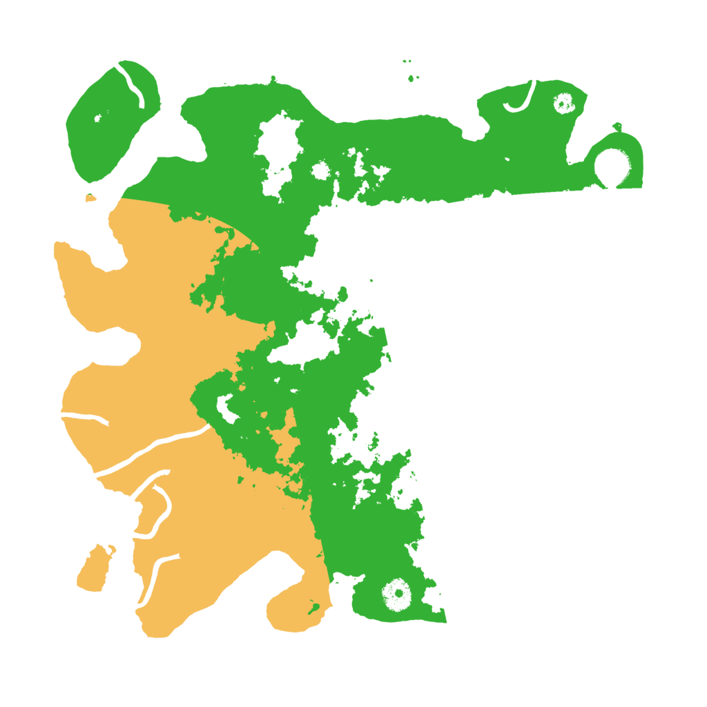Biome Rust Map: Procedural Map, Size: 3500, Seed: 77408610