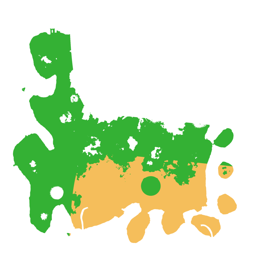 Biome Rust Map: Procedural Map, Size: 3500, Seed: 469164034