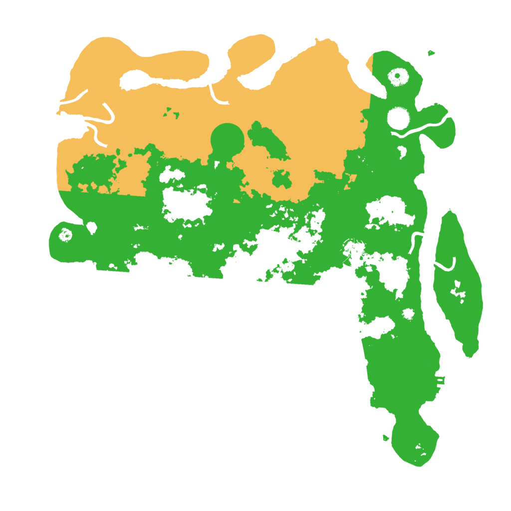 Biome Rust Map: Procedural Map, Size: 4000, Seed: 85596490