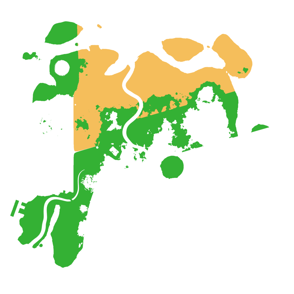 Biome Rust Map: Procedural Map, Size: 3500, Seed: 74844512