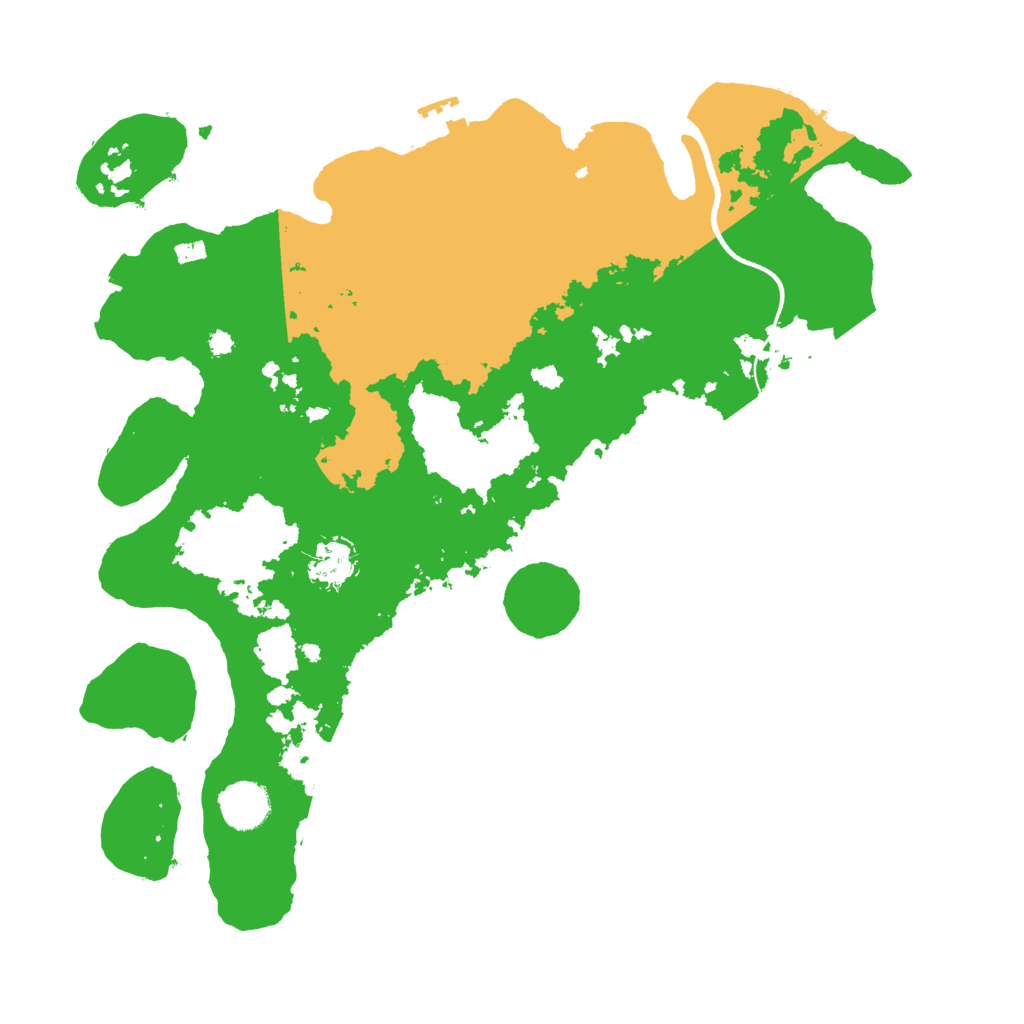 Biome Rust Map: Procedural Map, Size: 3700, Seed: 1284677154