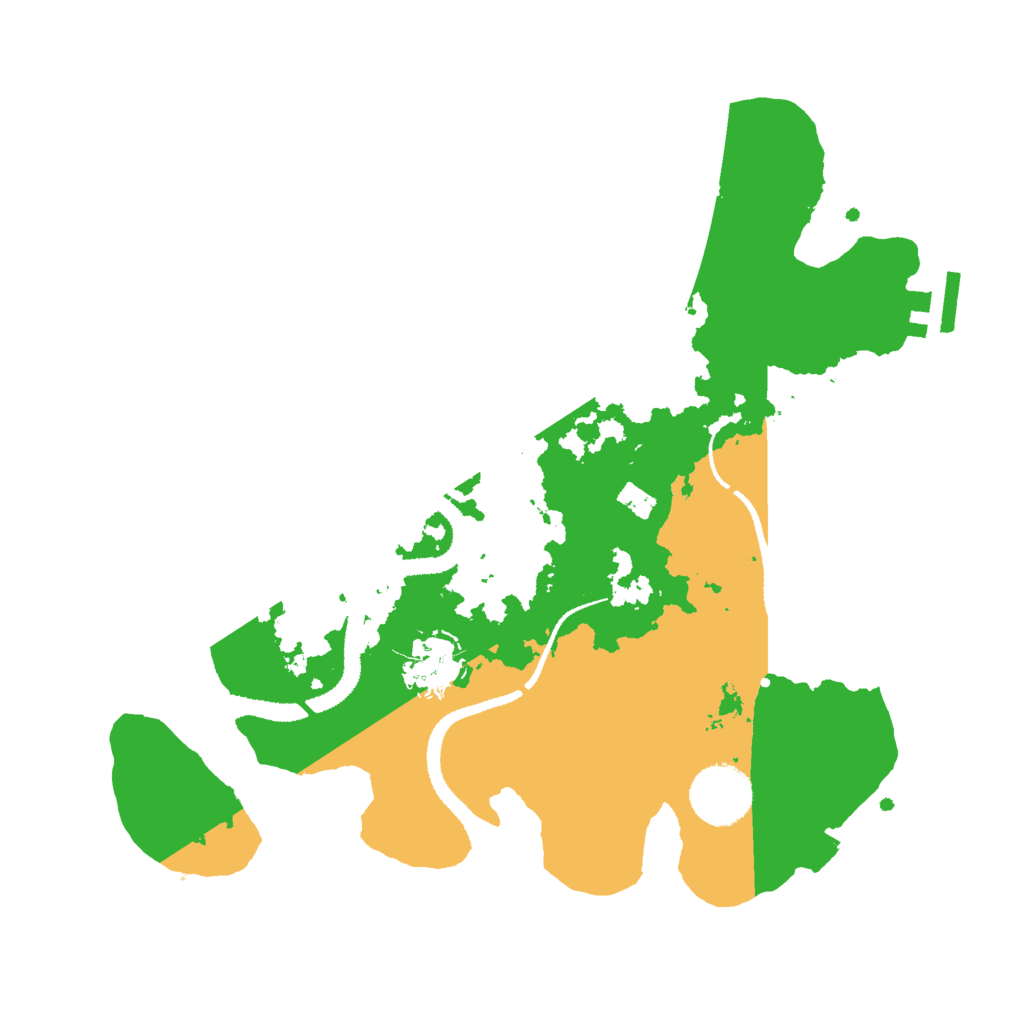 Biome Rust Map: Procedural Map, Size: 3000, Seed: 58746932