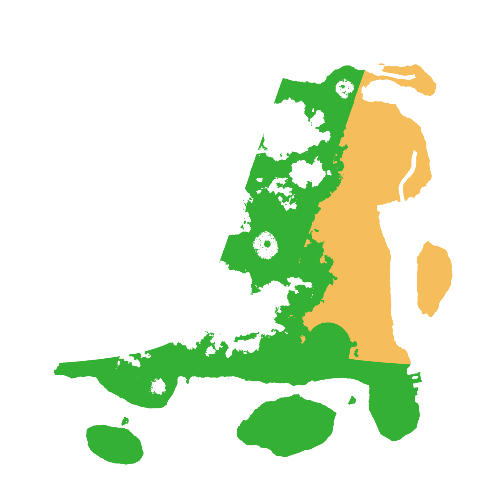 Biome Rust Map: Procedural Map, Size: 3000, Seed: 520