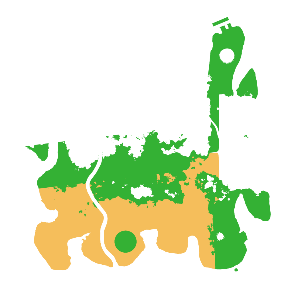 Biome Rust Map: Procedural Map, Size: 3500, Seed: 35757974