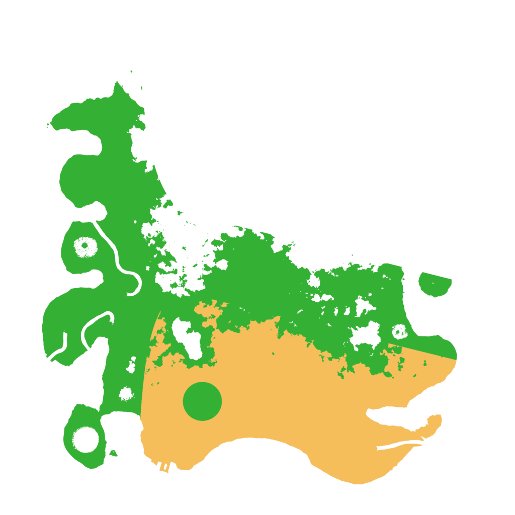 Biome Rust Map: Procedural Map, Size: 3500, Seed: 13740617