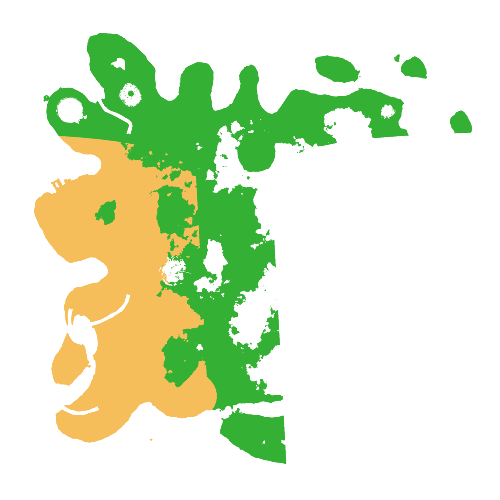 Biome Rust Map: Procedural Map, Size: 3500, Seed: 45643526