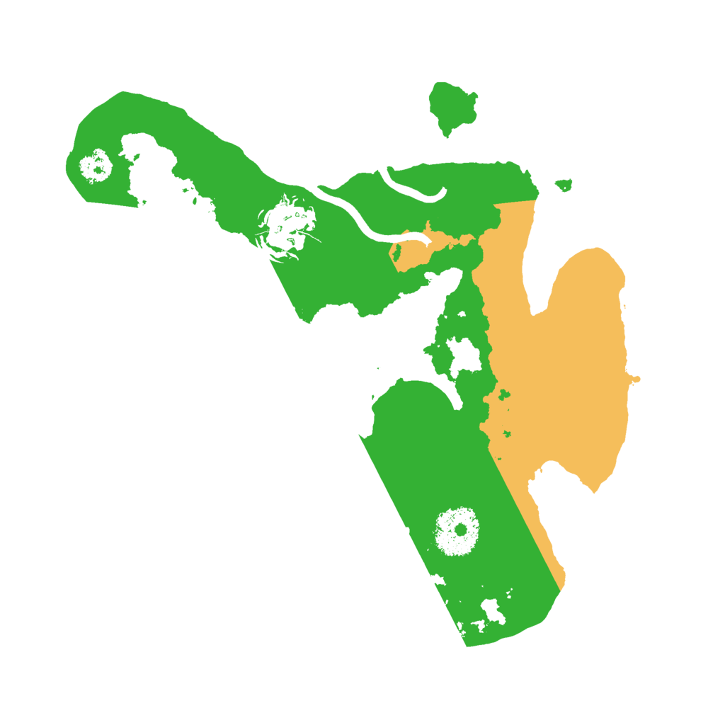 Biome Rust Map: Procedural Map, Size: 2350, Seed: 1077759372