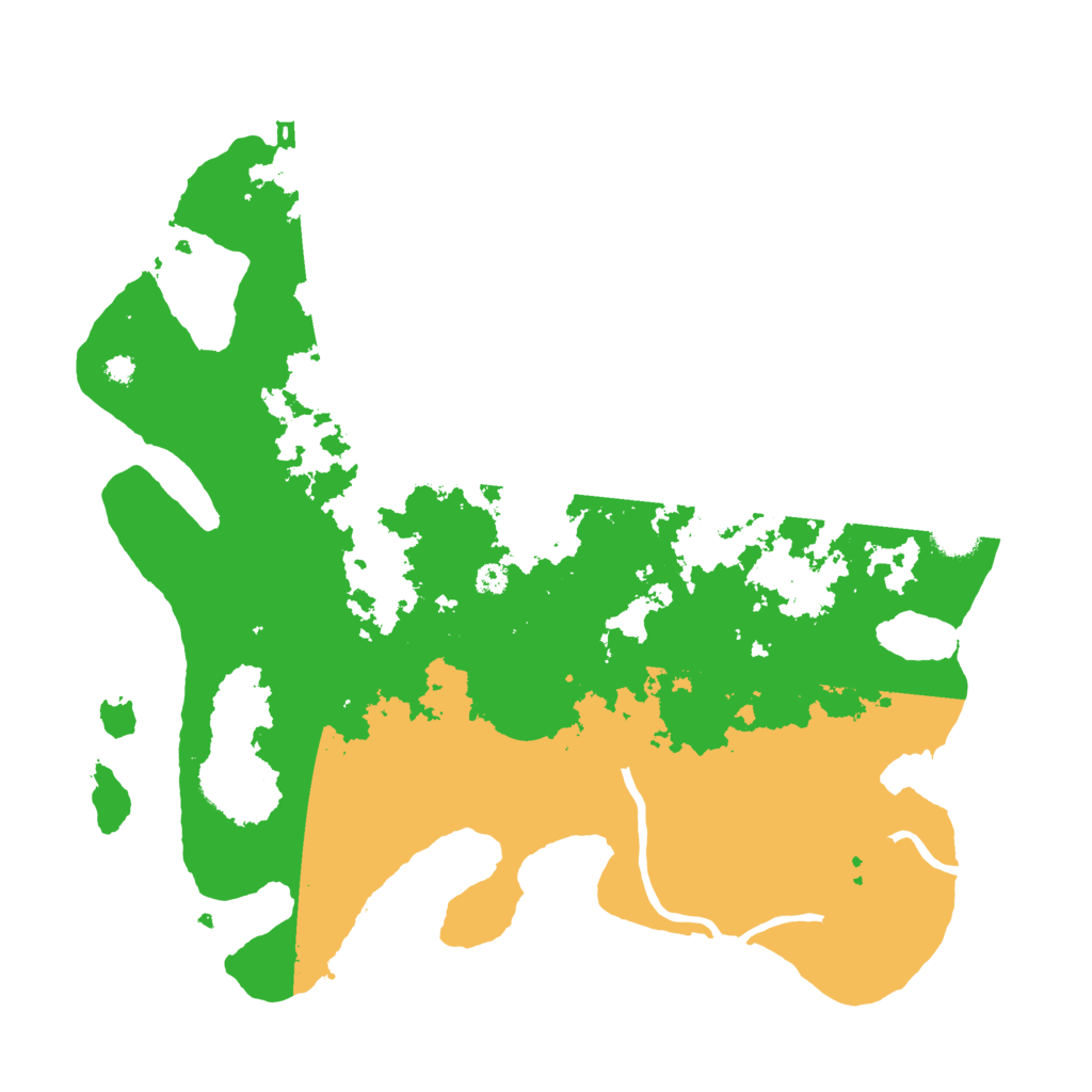 Biome Rust Map: Procedural Map, Size: 3500, Seed: 76600077