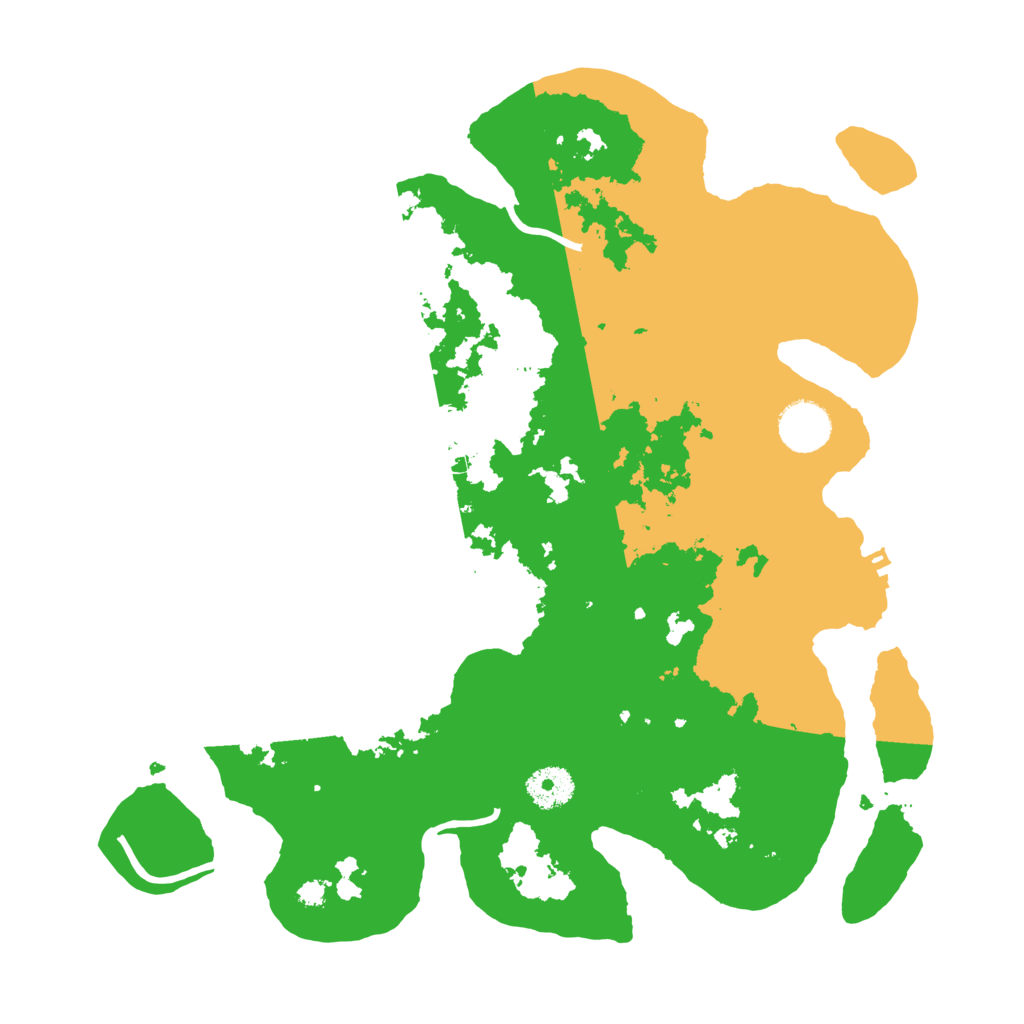 Biome Rust Map: Procedural Map, Size: 3500, Seed: 16652374