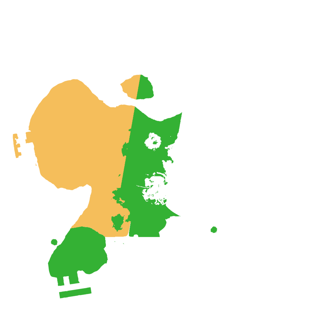 Biome Rust Map: Procedural Map, Size: 2000, Seed: 1745120164