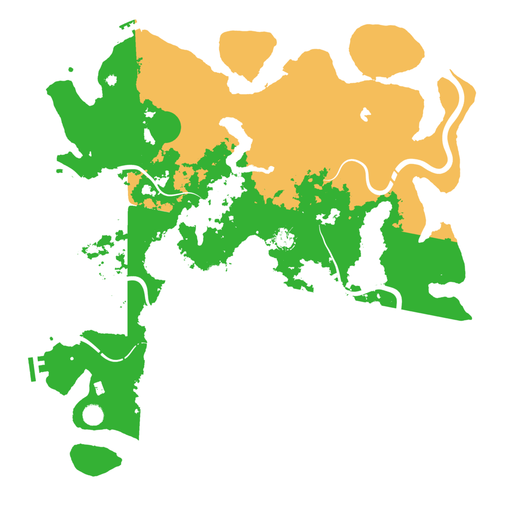 Biome Rust Map: Procedural Map, Size: 4250, Seed: 476035244