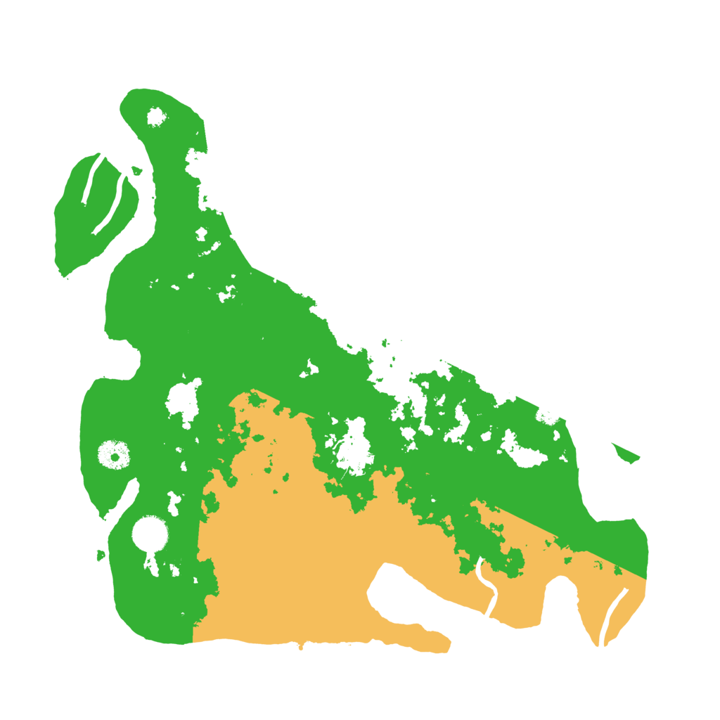 Biome Rust Map: Procedural Map, Size: 3500, Seed: 7249162