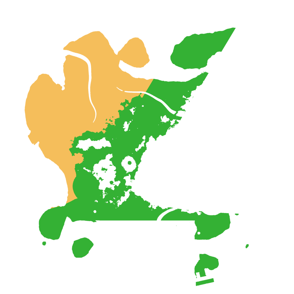 Biome Rust Map: Procedural Map, Size: 3000, Seed: 2071058359