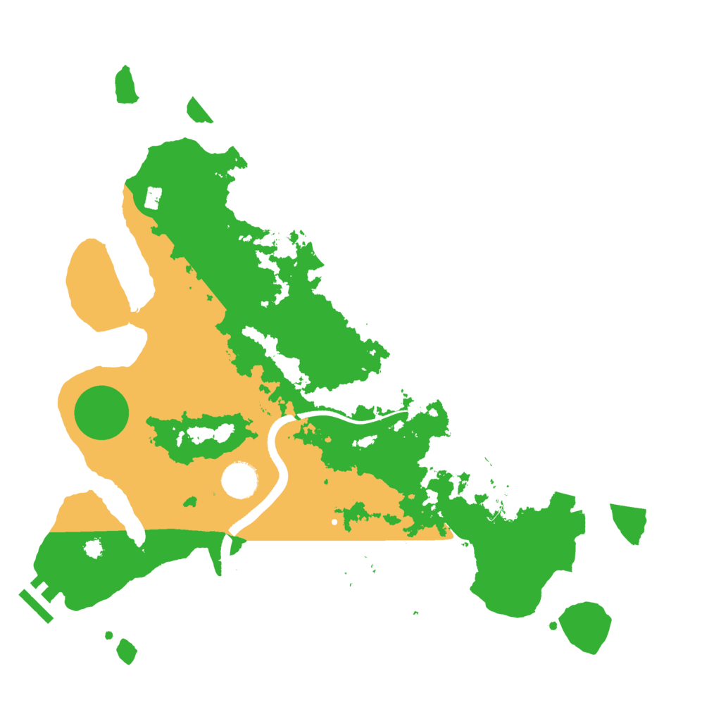Biome Rust Map: Procedural Map, Size: 3500, Seed: 2121295876