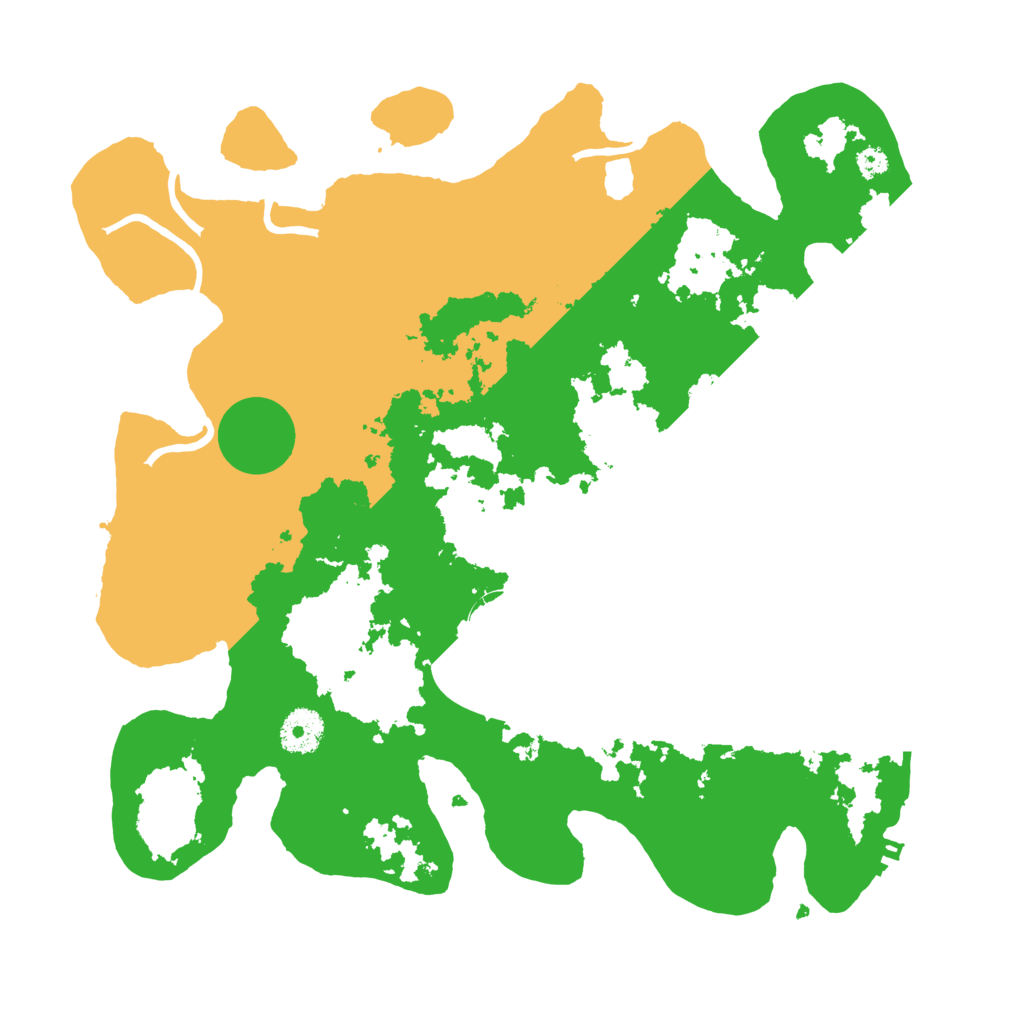 Biome Rust Map: Procedural Map, Size: 3500, Seed: 70911749