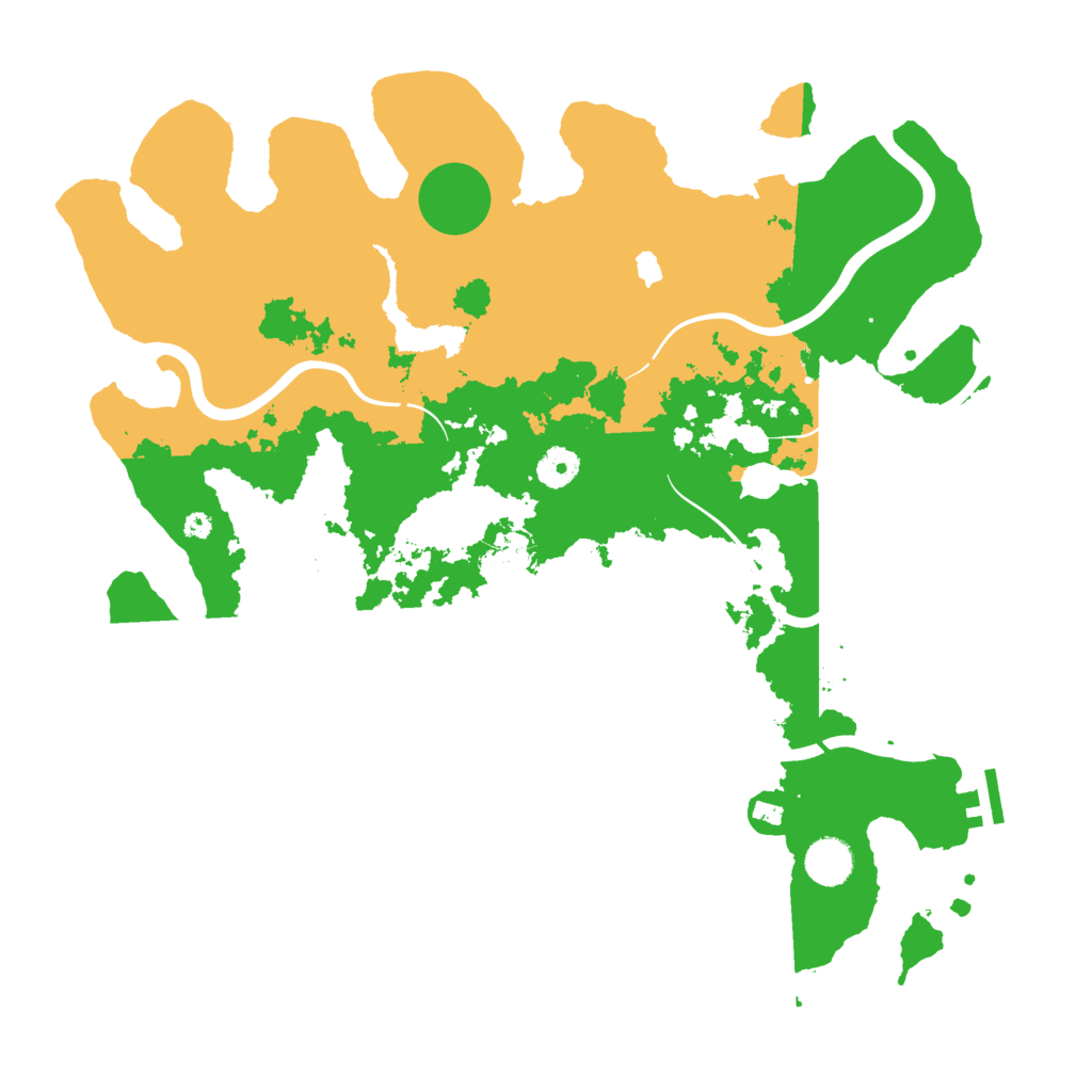 Biome Rust Map: Procedural Map, Size: 4000, Seed: 32131