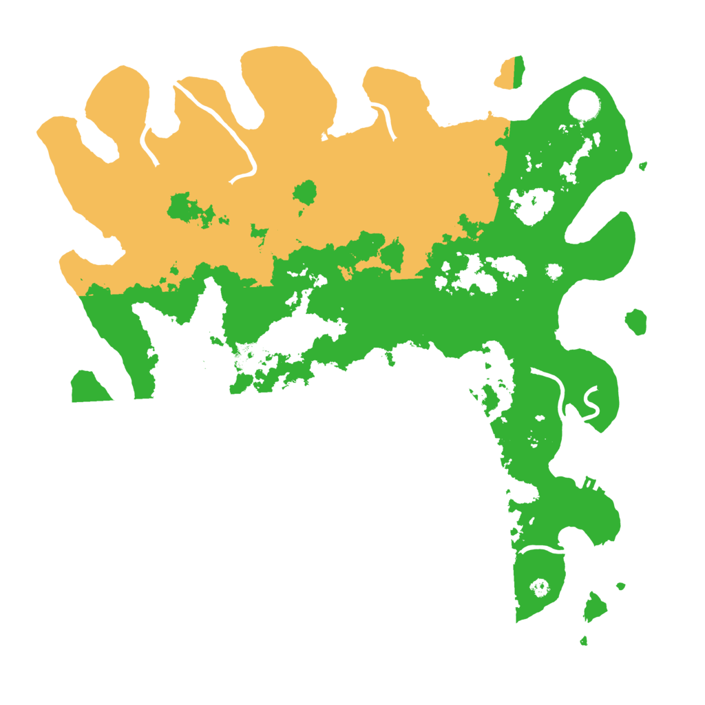 Biome Rust Map: Procedural Map, Size: 4000, Seed: 32131