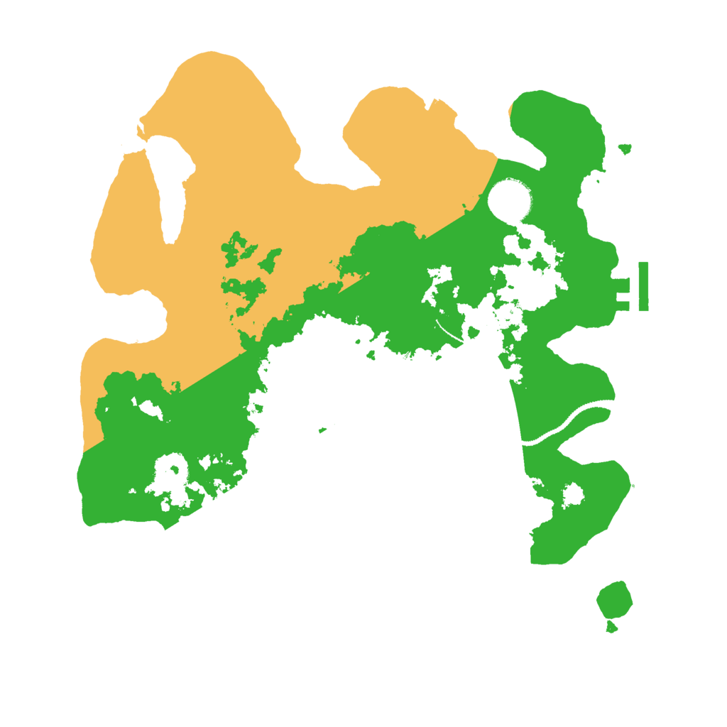 Biome Rust Map: Procedural Map, Size: 3000, Seed: 21729